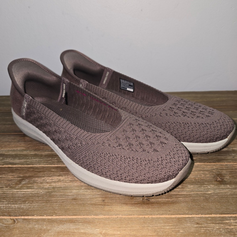 NEW Skechers Hands Free Slip-ins Ultra Flex 3.0 Smooth Step Mauve Womens 8.5
